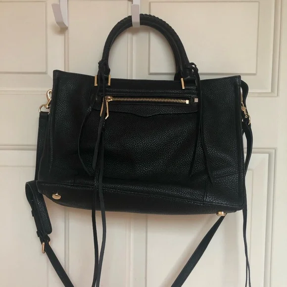 Rebecca Minkoff Bags Rebecca Minkoff Regan Satchel Bag Black Poshmark